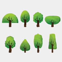 Fototapeta premium tree_group_vector_image