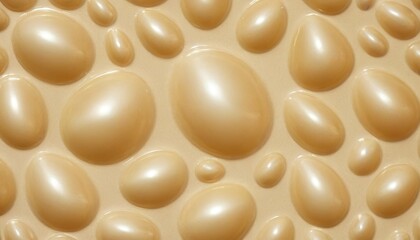 Gold texture background with relief and circles. 3d illustration, 3d rendering.