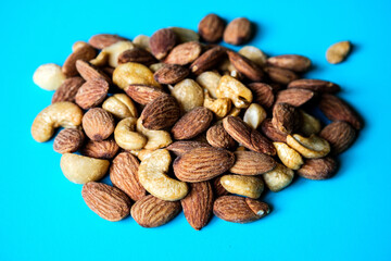 Pile Of Mixed Natural Healthy Nuts