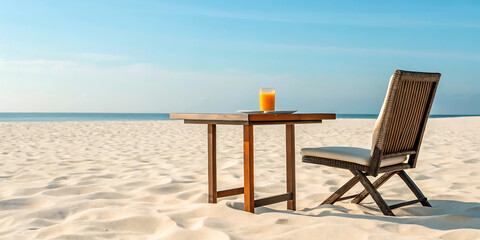 Fototapeta premium cafe on the beach