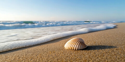 Obraz premium shell on the beach