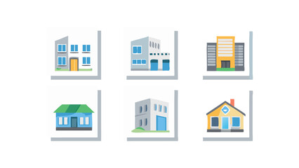 set of real estate symbols