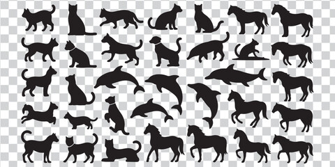 Naklejka premium Black and white grocery icon set food and drink illustration collection.