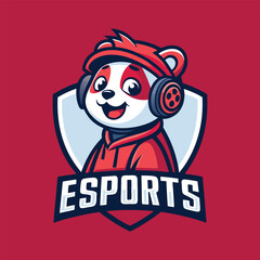 Esports logo vector • mascot gaming emblem • customizable badge icon for streaming, team branding, Twitch, YouTube, gaming tournaments, team identity, modern digital design

