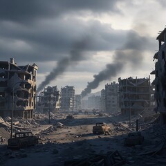 Overcast Urban Ruins