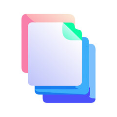 Document stack icon Material SVG Icon