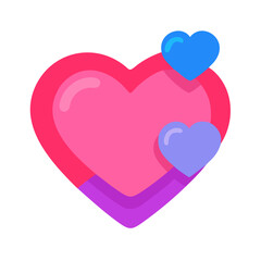 Heart icon filled Material SVG Icon