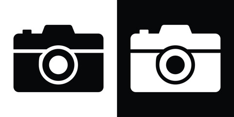 Photo Camera icon collection. line stroke icon. EPS 10