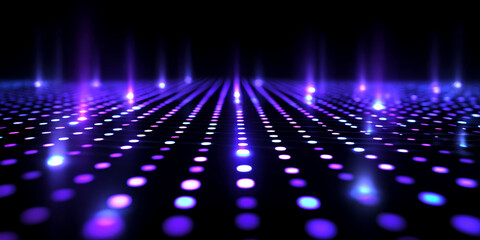 Purple dot matrix