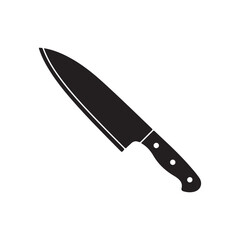 knife on a white background