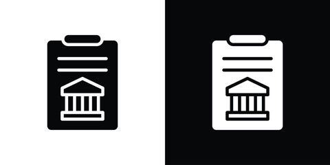 Policy icon collection. line stroke icon. EPS 10