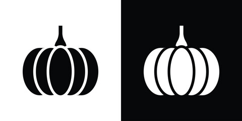 Pumpkin icon collection. line stroke icon. EPS 10