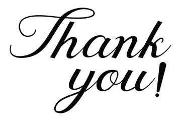Thank You Lettering and Confetti Sign – Handwritten Brush Script and Vintage Typography Vector illustration.