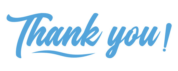Thank You Lettering and Confetti Sign – Handwritten Brush Script and Vintage Typography Vector illustration.