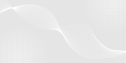 3D white geometric abstract background overlap layer on bright space with rounded rhomb effect decoration