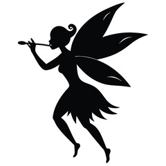 frozen mountain with pine forest silhouette