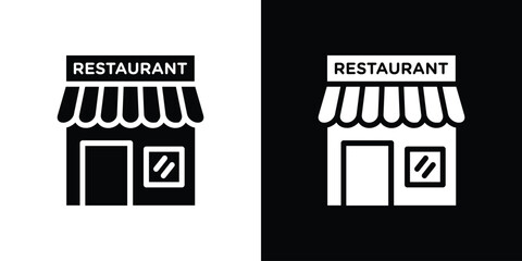 Restaurant icon collection. line stroke icon. EPS 10