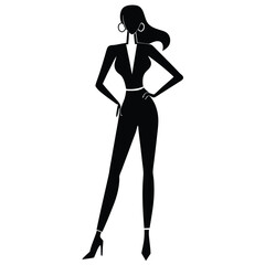 burning background with zombie silhouettes