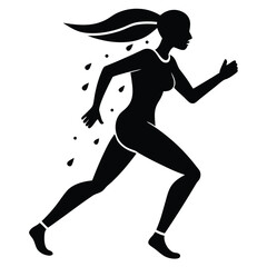 silhouette of a zombie biting a human silhouette