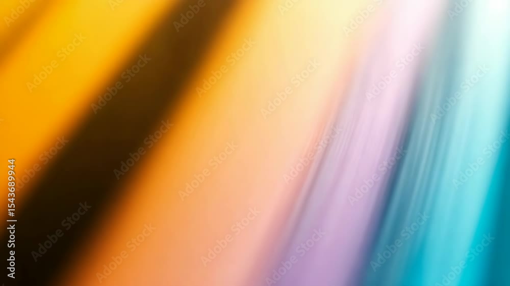 Poster dynamic blurred color lines creating abstract artistic motion effect
