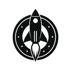 Vector illustration of a rocket.