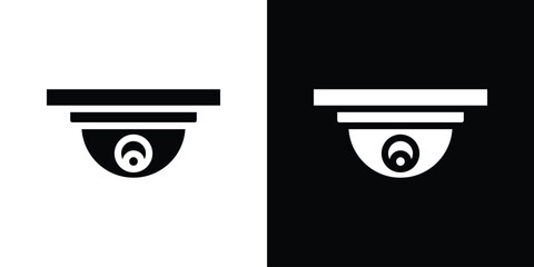 Security cam icon collection. line stroke icon. EPS 10