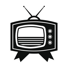 Old tv  vector.
