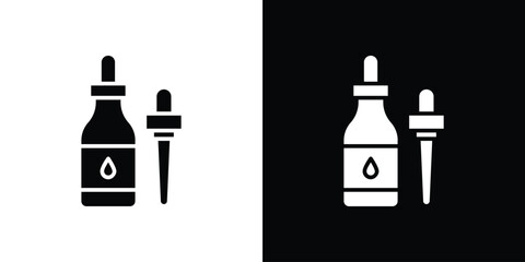 Serum icon collection. line stroke icon. EPS 10