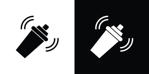 Shaker icon collection. line stroke icon. EPS 10
