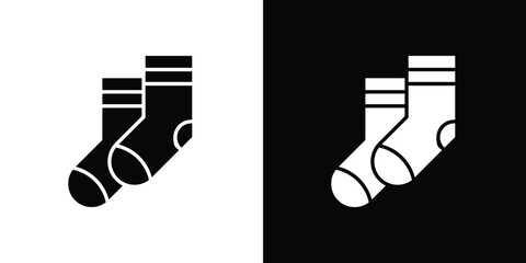 Socks icon collection. line stroke icon. EPS 10