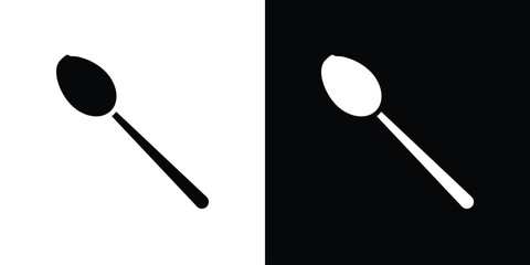 Spoon icon collection. line stroke icon. EPS 10