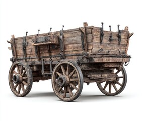 Fototapeta premium Aged Wooden Cart