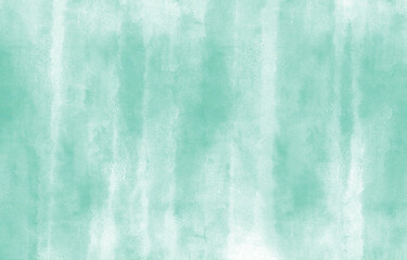 グリーンの手描き水彩ペイントの背景