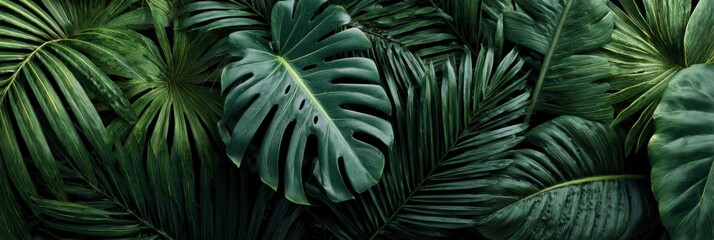 Tropical Leaves Background