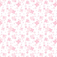 Seamless Clover Pattern Background, Lucky Shamrock Design for St. Patrick&rsquo;s Day and Nature Themes