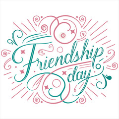 Friendship Day T-Shirt Design – Best Friends Forever Graphic

