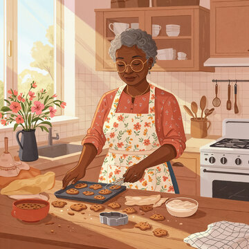 woman in the kitchen