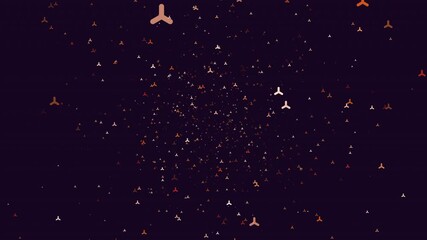 A visually captivating image where numerous small white dots seem to be descending on a dark background, creating a dynamic and lively visual experience with a sense of motion and energy