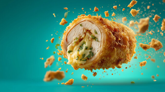Fried Crispy Filled Chicken