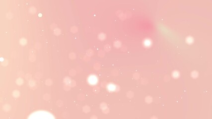 Pink background with white bokeh suitable for feminine designs, baby announcements, romantic themes, and dreamy concepts in photography and digital art projects. - Powered by Adobe