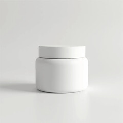 3d cosmetic mockups, cosmetic serum,cosmetic cream jar, transparent jar, without label, realistic cosmetic mockups, rock, plants, stone, background, 3d render,product mockups,photography