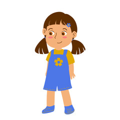 little girl with a big smile