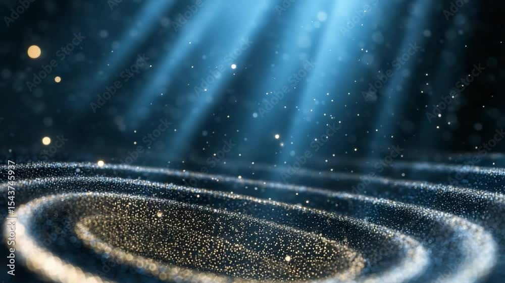 Poster cosmic symphony: a captivating digital composition unveils a celestial dance of light and energy, fe