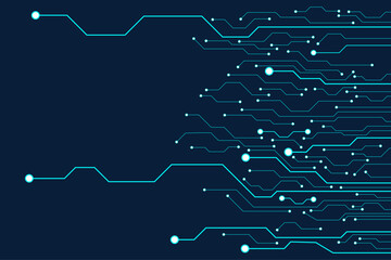 hi-tech digital data abstract vector design