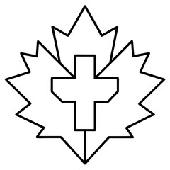 Obraz premium vector cross icon