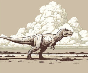 Dinosaurs Vector image Scalable, Printable, editable Collection