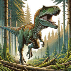 Dinosaurs Vector image Scalable, Printable, editable Collection