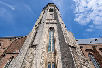 Lange Jan (Tall John) abbey tower in Middelburg, Zeeland, Netherlands