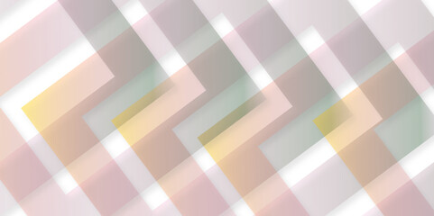 Abstract geometric technology background gradient color box line banner  digital triangular element paper surface. 