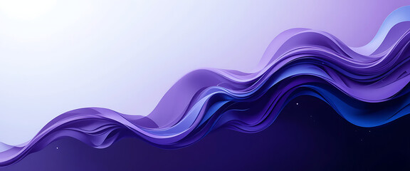 Naklejka premium abstract geometric artistic shapes outline strokes style in dark purple, blue, aqua, pink and white gradient colors blending mode dark purple background, clean, intricate details, flowing,3d, glowing,